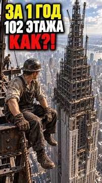 🇺🇸 КАК ПОСТРОИЛИ EMPIRE STATE BUILDING ЗА 1 ГОД?