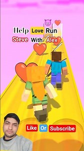 Help Love Run Steve Wit Alex And Magic Will Happen#minecraft #minecraftanimation#optifine#ohanacraft