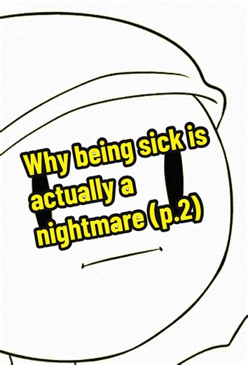 Why being sick is actually a nightmare (p.2) #sickday #nightmare #jaiden #viral #fyp