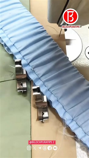 Sewing Tools And Tutorial Concealed lines and edge protection foot in the pit