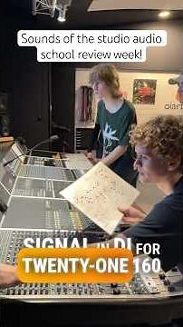 Sounds of the studio audio school review week! #audioengineer