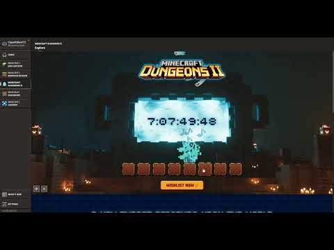 MINECRAFT DUNGEONS 2 SECRET CODES (Launcher page)