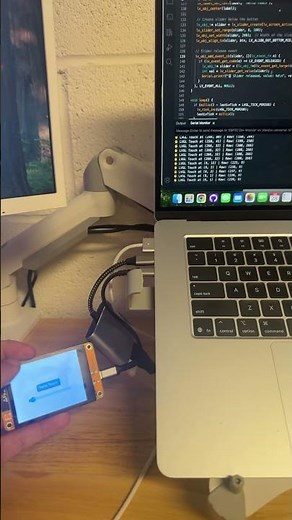 #esp32 Cheap Yellow Display +- LVGL 9 - JC243W328C #arduino Development Board