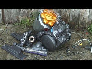 Dyson DC19 Cyclonic Vacuum Destruction