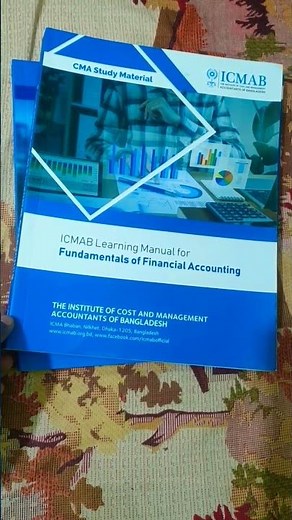 Institute of cost and Management accounts of Bangladesh (ICMAB) foundation books.