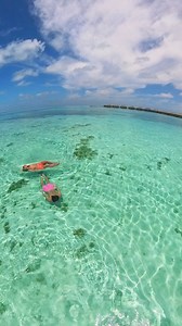 “Oh my dear, it’s crystal clear!” 💎🌊💦 Dive into the beauty of Cocoon Maldives by The Cocoon Collection on a kayak adventure. Tag your canoa partner and plan your escape 👉 bit.ly/book_cocoon | Cocoon Maldives