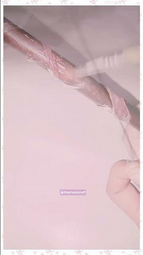 DIY Hermione Granger Wand Tutorial 🪄✨ | Harry Potter Craft Ideas. #art #harrypotter