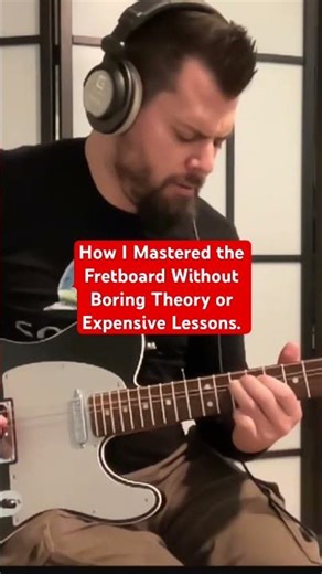 🎸 Master the fretboard in minutes a day — no boring theory. #guitarlessons #learnguitar