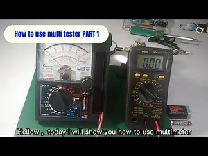 A begineers guide using multi tester ( part 1 )
