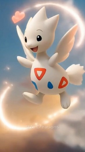 ZL Creations on Instagram: "Togepi Evolution – From Cute to Majestic! 💫✨ #Togepi #Togetic #Togekiss #Pokemon"