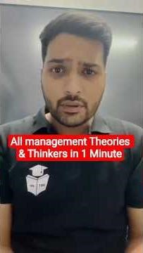 UGC NET Management Theories & Thinkers #shortsfeed #shorts #ugcnetmanagement #ugcnetmanagementpaper2