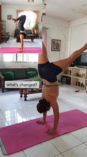 9.5K views · 41 reactions | Scorpion handstand 廬 Guess what’s changed? I’m stronger than before. now I can smoothly go from scorpion to a straight handstand with better control and confidence than ever before! . . #handstand #scorpionhandstand #upsidedown #inversion #yoga #yogapractice #handstandpractice #handstandchallenge #backbending #fitness #fitmom | Letlet Yoga | Facebook