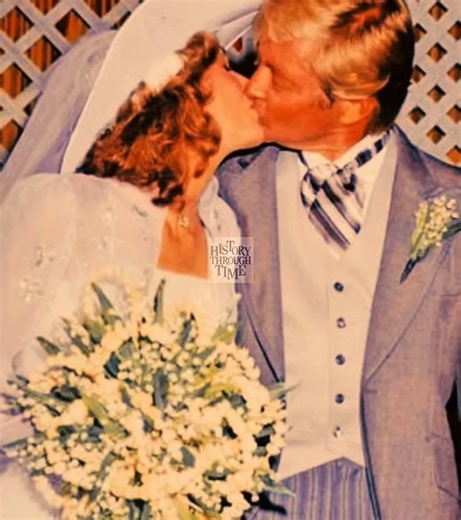 "Singer and drummer Karen Carpenter weds her first and only husband, real estate mogul Thomas Burris, at the Beverly Hills Hotel in 1980. The intimate ceremony took place in one of the hotel’s elegant ballrooms, adorned with fresh flowers and soft lighting, reflecting Karen’s timeless grace and charm. Surrounded by close friends and family, the celebrated musician, known for her velvety voice and impeccable rhythm, shared a joyful day filled with music, laughter, and love. The Beverly Hills Hote