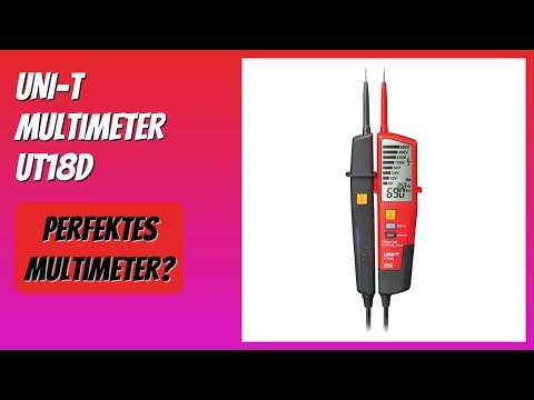 BEWERTUNG (2025): UNI-T Multimeter UT18D. Infos
