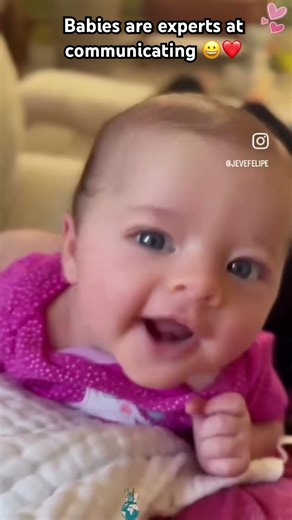 Cute baby cooing ❤️