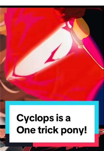 Cyclops is a one trick pony! Well ITS A HECK OF A TRICK!! #cyclops #xmen #CapCut