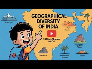 GEOGRAPHICAL DIVERSITY OF INDIA MCQ's Part 3 Class 7 Social Science Chapter 1 l MCQ PULSE l