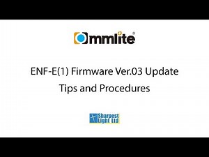 Commlite CM-ENF-E(1) Firmware Update Demo