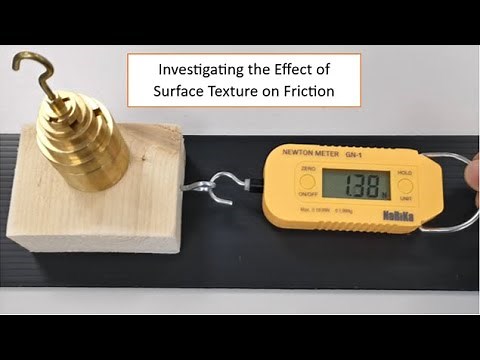 Exploring Friction: How Surface Texture Affects Resistance