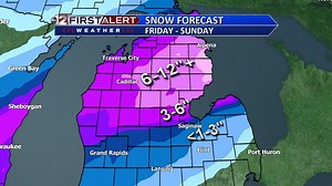 8am forecast update - Get any errands done today before this next system moves in tonight! We'll have mild temps, lighter winds, & spotty showers before more widespread precipitation moves in tonight. Overnight into tomorrow we'll see rain, freezing rain, sleet, and snow as temps fall into the 30s. Saturday will be very windy with icy and snow-covered roads expected. Power outages are possible & travel is not advised tomorrow. Snow lingers into Sunday morning before ending. | ABC12 News