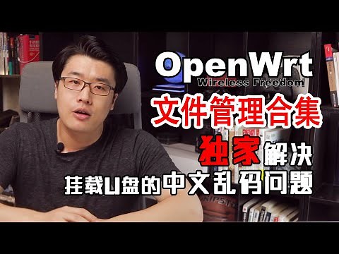 【韩风Talk】Openwrt文件管理的玩法合集，这期顺便解决中文乱码问题！
