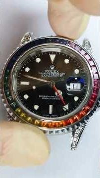 Custom Rolex Explorer II Rainbow Service: Satisfying Watch Restoration!