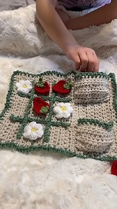 791K views · 8.3K reactions | Tic tac toe crochet??  Im gunna bring this when i go camping its so cute Link in bio #tictactoe #crochettictactoe #amigurumi #crochet #pattern #strawberry #flower #creative #crochetpattern #crochetinspiration #crochetlove #toys #toy #crochetbeginner #kidtoy #gifts #crochetaddict #amigurumilove #crochettutorial #artcraft #crocheting #memorygame #games | Knotboo | Facebook