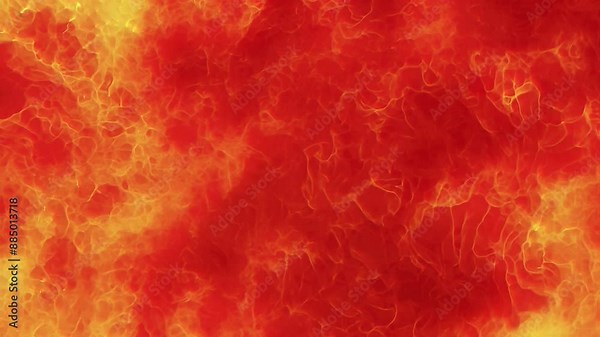 Full Screen Flame Looped. This stock motion graphics video shows blazing fire filling up the entire screen. Looped simulation.