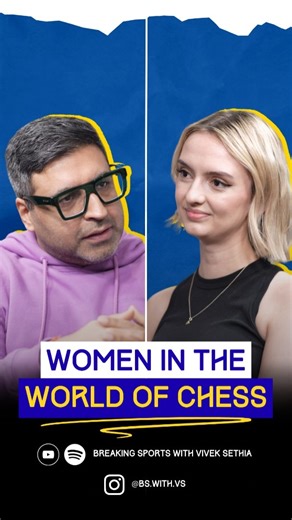 Vivek Sethia on Instagram: "Women in Chess @charlizevz Charlize van Zyl explains why men and women have different rating systems in chess, and how Judit Polgar shattered stereotypes by competing and beating the best male players in the world. She redefined what was possible for women in chess, inspiring a new generation to dream bigger. . . . . #CharlizeVanZyl #JuditPolgar #WomenInChess #ChessPodcast #BSVS #globalchessleague #VivekSethia #explorepage #reels #fypn #fyp women in chess, Charlize va