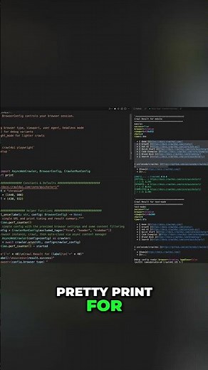 Python Web Scraping with Crawl4AI #shorts