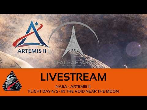 NASA - Artemis II - Live Views from Orion - In the Void near the Moon - April 5, 2026