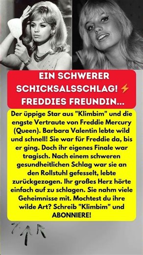 BARBARA VALENTIN: DAS WILDE LEBEN ENDETE... 💋