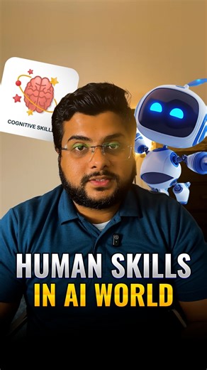 Muhammad Talha on Instagram: "AI can do the work. It can’t do the human part. In the AI era, skills like adaptability, problem definition, and conflict resolution matter more than ever. These are the skills that protect careers and increase leverage. If your career plan only includes technical skills, it’s time to rethink. 💬 Comment “HUMAN” for the Human Skills Audit. #futureofwork #careergrowth #leadership"
