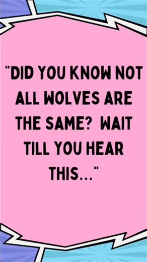 “Wait Till You Hear The Truth About Wolves 😳 | Smart But Dangerous Facts”#shorts #wolf #facts