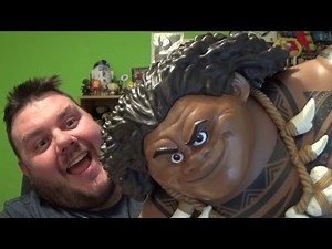 Moana Maui Singing Doll Action Figure Disney Store Exclusive Toy Unboxing Review