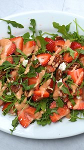 272K views · 1.2K reactions | RECIPE: https://feelgoodfoodie.net/recipe/strawberries-watermelon-radishes-arugula-spring-salad/ This Strawberry Arugula Salad is a vibrant fun salad to incorporate seasonal spring produce! | Feel Good Foodie | Facebook