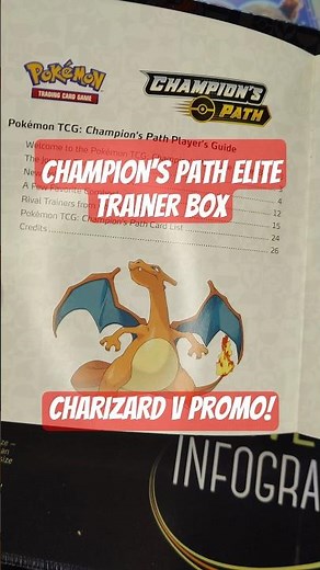 Champion’s Path Elite Trainer Box Unboxing | First Pack Pulls! Lucario V & Charizard V Promo 🔥