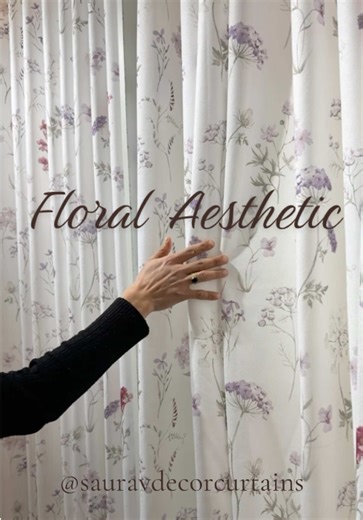 Premium Floral Aesthetic Curtains for Elegant Homes