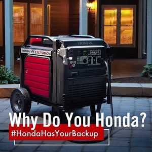 When did Honda have your backup power when you needed it most? Leave a comment below sharing how your Honda generator has saved the day. #HondaHasYourBackup | Honda Power Equipment