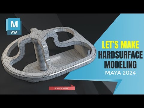 Hard Surface Modeling Tutorial for Autodesk Maya | 2024
