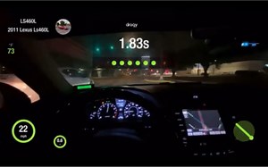 雷克萨斯LS460L加速能力测试、蹦直线105期