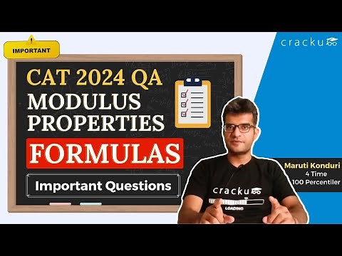#CAT2024 Modulus Properties Formulas - Important Questions 🔴 By 4-Time CAT 100%iler