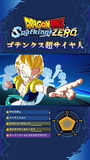 [Sparking! ZERO] Character Entry No. 150 "Super Saiyan Gotenks" #SparkingZERO #DragonBall #2k #60fps
