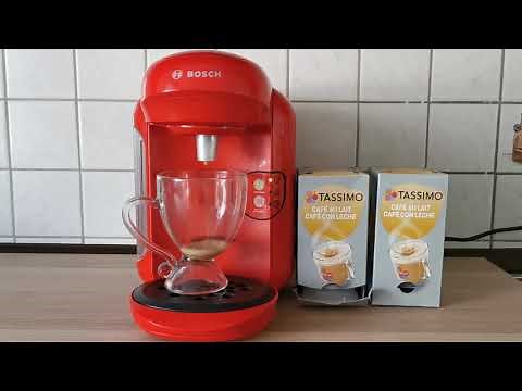 Bosch Tassimo Coffee Machine - Making a Jacobs Café Au Lait