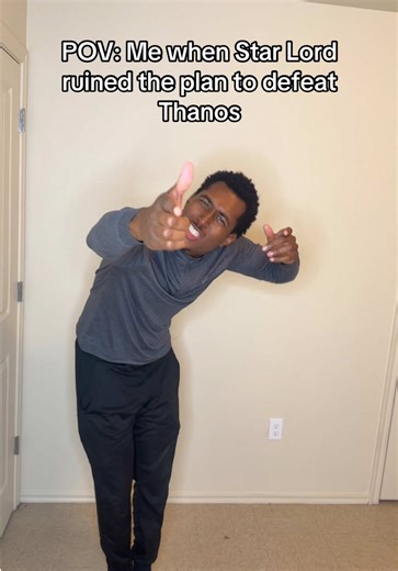 Nah, everything would’ve been fine and dandy if he didn’t crash all the way out🧍🏾‍♂️ #marvel #mcu #avengers #starlord #thanos