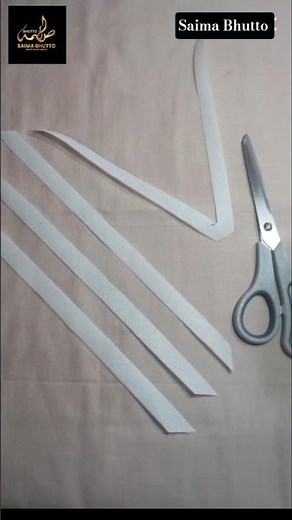 V Neck Design Bukram Pattern Cutting || Easy Method Step by Step#shorts #youtubeshorts