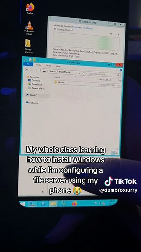Remote Desktop: Installing Windows and Configuring File Server with Phone