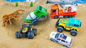 Trucks RC Heavy Haulage RC Car Transport RC Traktor | Kids Toy TV