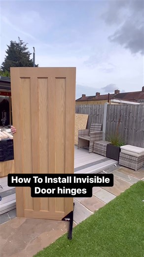 How To Install Invisible Door Hinges #How #reels #How #howto #carpentry #woodworking #asmrsounds #asmr | The Home Improvements Channel Uk