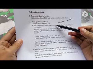 Kata Berimbuhan dan Kata Dasar